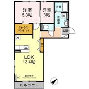 D-room地行の間取り画像