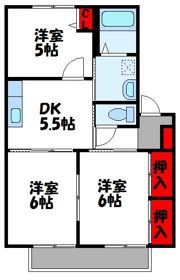 シャーメゾン花見の間取り画像