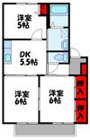 シャーメゾン花見の間取り画像