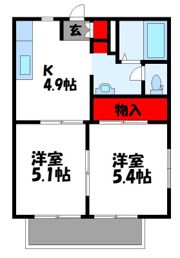 リゼール彩IIの間取り画像