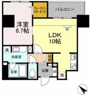 ウィスタリアレジデンス博多の間取り画像