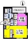 キャバーン愛宕の間取り画像