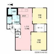 ディアスプラザ次郎丸 A棟の間取り画像