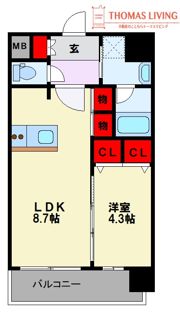 OH Ohashi BLD.の間取り画像