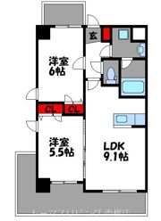 SOLLIEVO箱崎の間取り画像