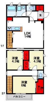 GRAN CRECIA上大利の間取り画像