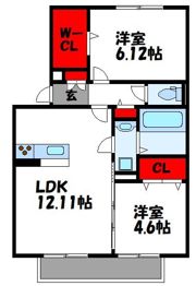 ビバリーヒルズの間取り画像