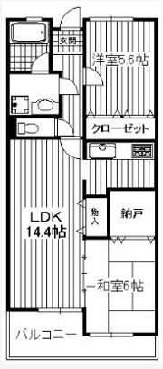 トパーズコートの間取り画像