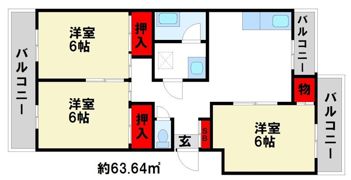 フォーサイト紫R・View terraceの間取り画像