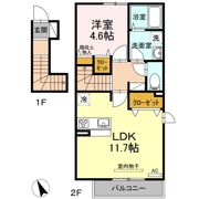 エウロス平尾の間取り画像