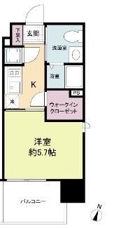 Live Casa県庁前の間取り画像