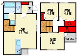かさねの杜の間取り画像