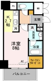 ウェルブライト博多ステーションの間取り画像