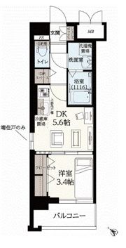 ギャラクシー南福岡駅前の間取り画像