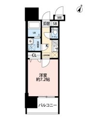 サヴォイ グランデ ウォーターサイドの間取り画像
