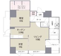 ザ・クロスメントの間取り画像