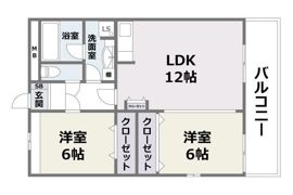 ヒルズウォークKの間取り画像