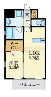 LANDIC K2620の間取り画像
