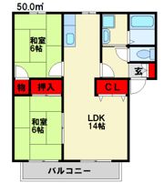 プレジデント正弥Iの間取り画像