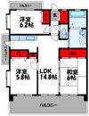 パレオコートの間取り画像
