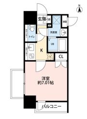 サヴォイ箱崎セントリシティの間取り画像