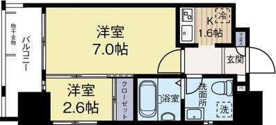 グランフォーレプライム西公園の間取り画像