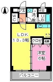 ベイシック大名の間取り画像