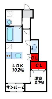HYヒルズの間取り画像