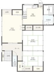 宗像市城西ヶ丘1丁目戸建ての間取り画像