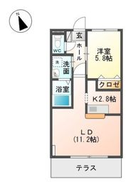 エクセルハイムMasakiの間取り画像