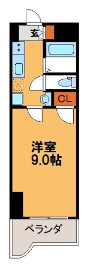 ロイヤル渡辺通の間取り画像