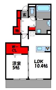 D-room唐原Cの間取り画像
