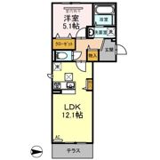 D-roomグランクリュ姪浜の間取り画像
