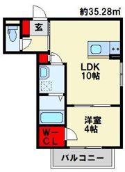 カトレア春日西の間取り画像