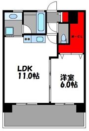 エトランゼ17大濠公園前の間取り画像