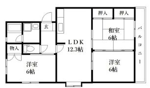 メゾン篠栗の間取り画像