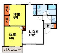 セピアコート観世 B棟の間取り画像
