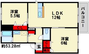 A-Tパークハイムの間取り画像