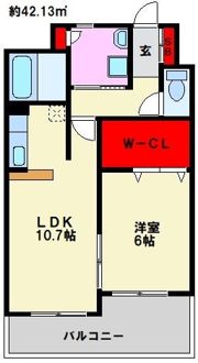 グランパ藤永田の間取り画像