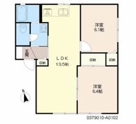 ディアス元岡の間取り画像