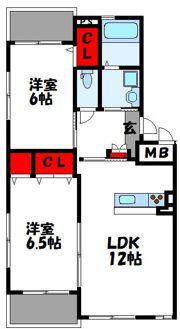 ソレイユの間取り画像