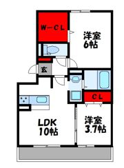 Bell Demeure B棟の間取り画像