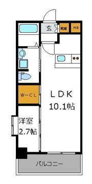 クラシス1513の間取り画像