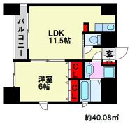 エスティメゾン井尻の間取り画像