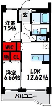 グレージュ．ラ．カノンの間取り画像