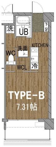 クラッシー博多の間取り画像