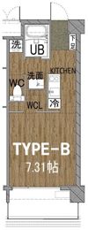 クラッシー博多の間取り画像