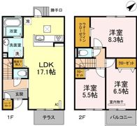 セルジェ竹下 Y館の間取り画像