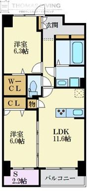 シュピタールトーア博多の間取り画像
