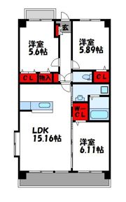 エーデルピオーネの間取り画像